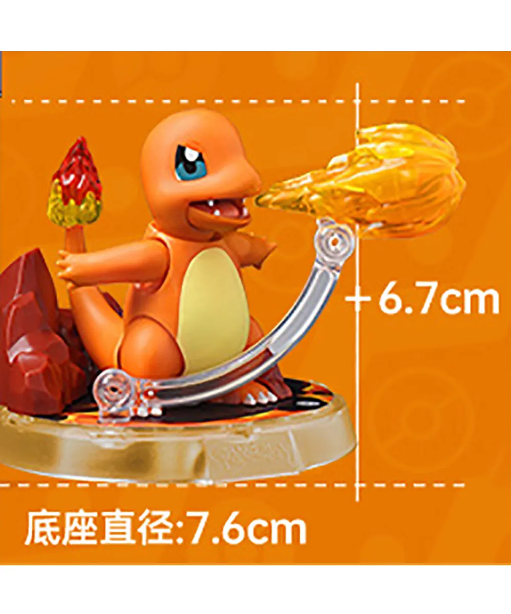 Charmander Blokees Pokemon Collectible Statue Figure Model 4