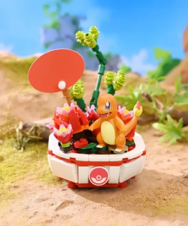 Keeppley K20218 Charmander Potted Plant Building Blocks Toy Set 1