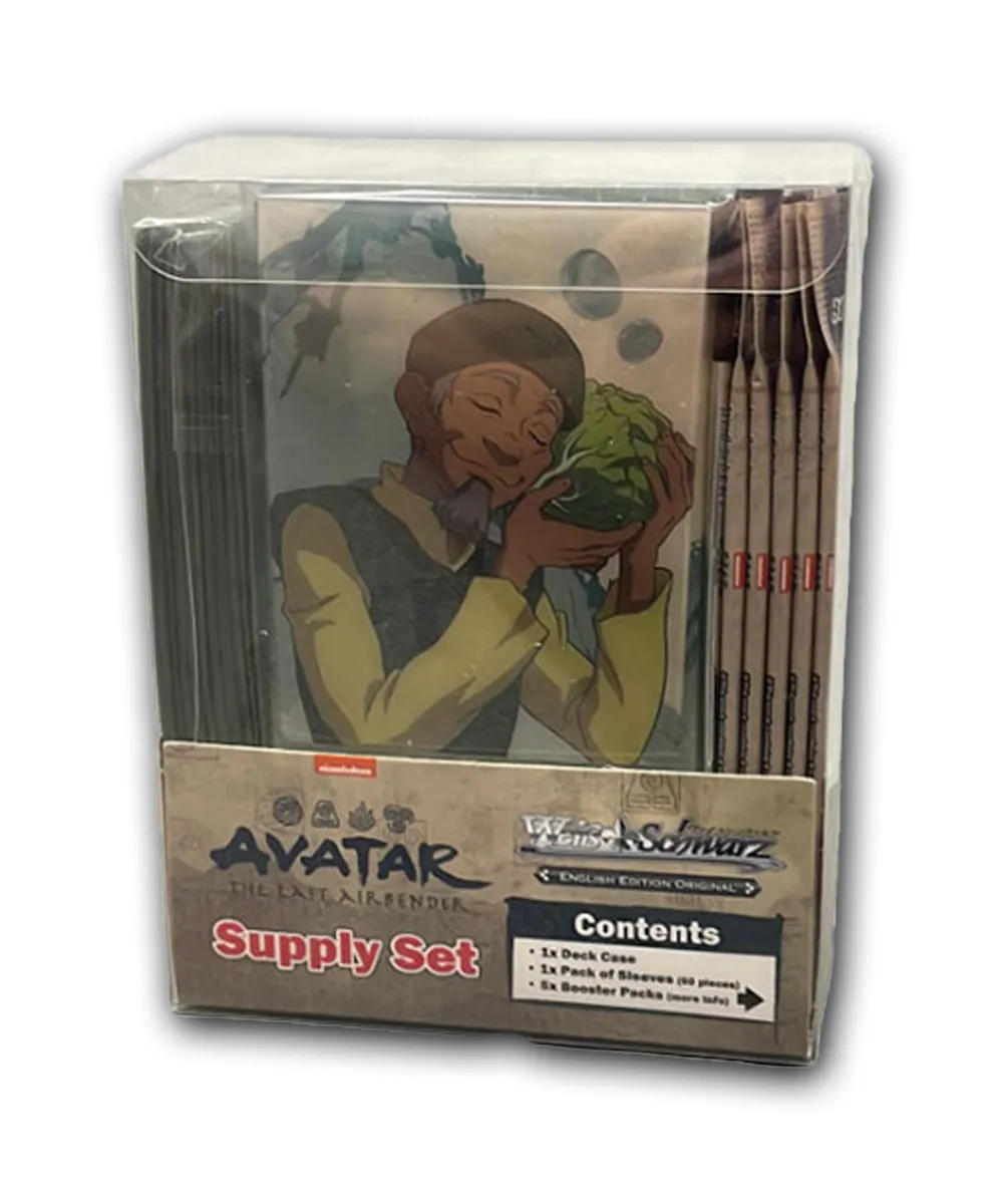 Weiss Schwarz Avatar The Last Air bender Supply Set