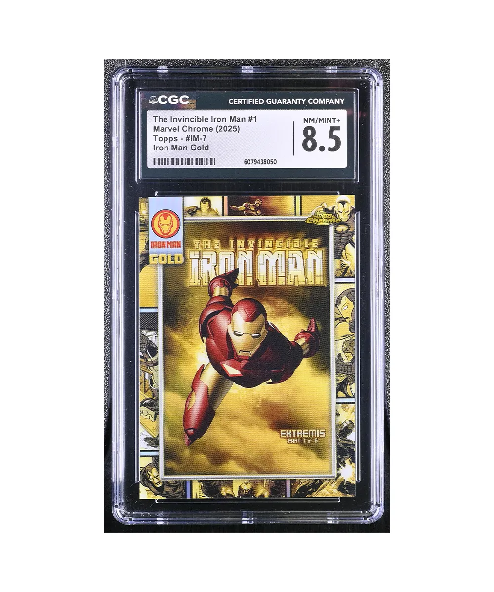 Topps Marvel Chrome The Invincible Iron Man CGC 8.5