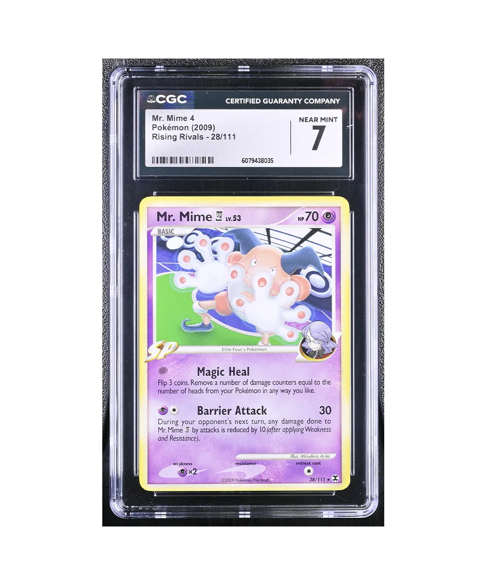 Pokemon Mr. Mime Rising Rivals CGC 7