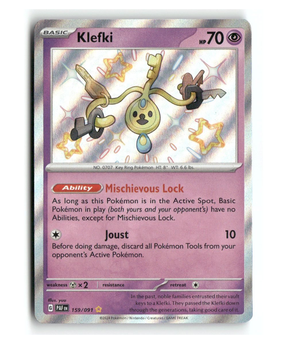 Pokemon PAF Klefki Shiny Rare #159