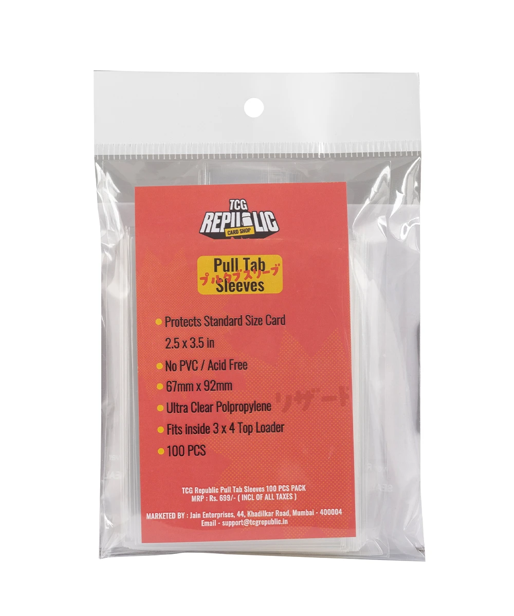 TCG Republic Pull Tab Sleeves 100ct